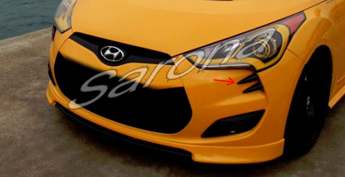 Custom Hyundai Veloster  Sedan Eyelids (2012 - 2017) - $140.00 (Part #HY-001-EL)